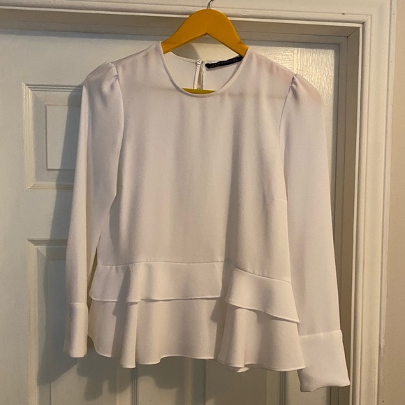 Zara White Dress Shirt - Picture 1 of 3